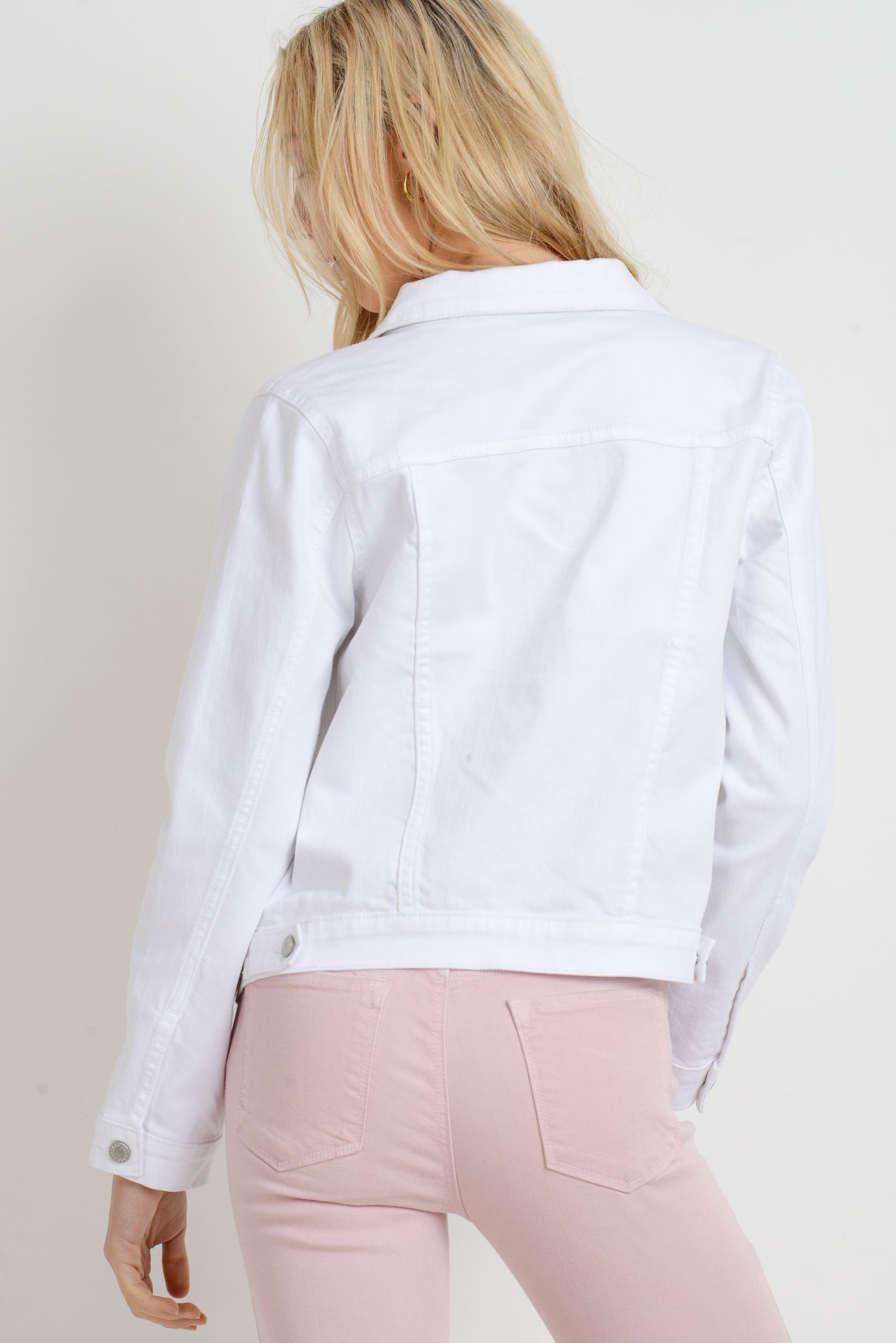 Custom White Denim Jacket