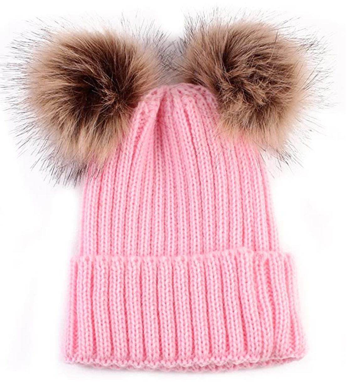 Kids Custom Pink Beanie