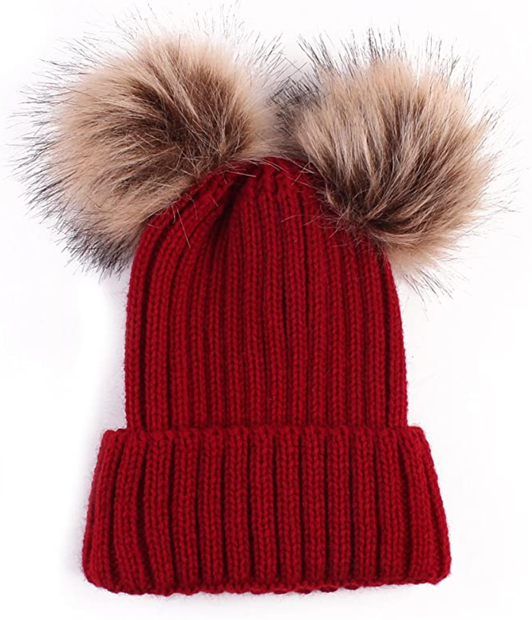 Kids Custom Red Beanie