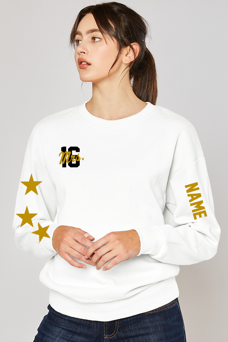 Star of The Game White Crewneck
