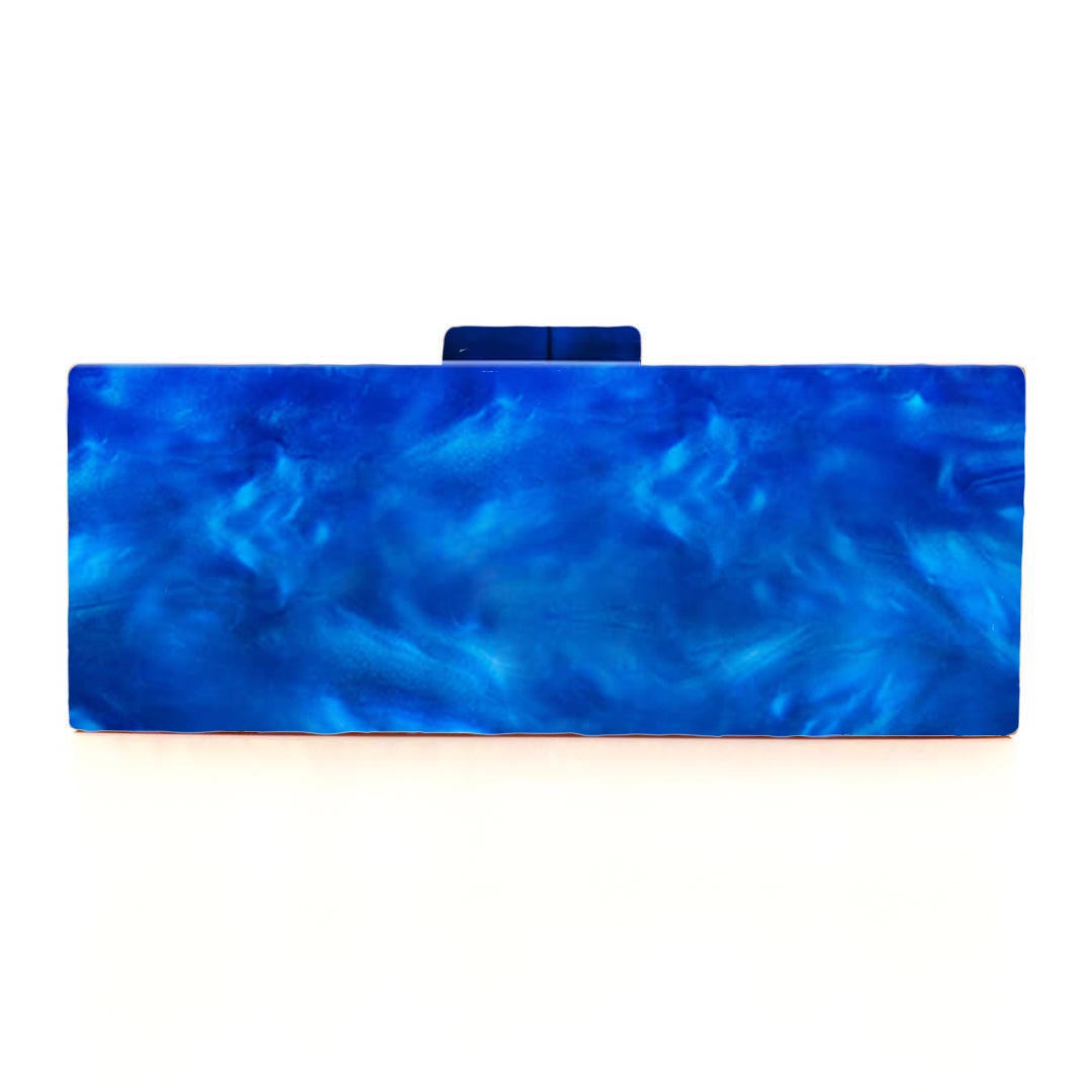 Custom Blue Clutch