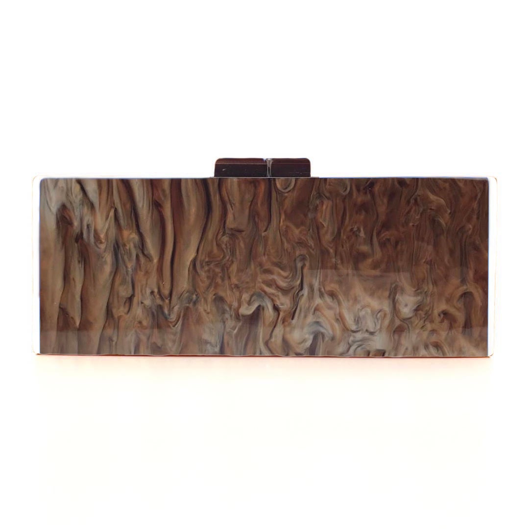 Custom Brown Clutch