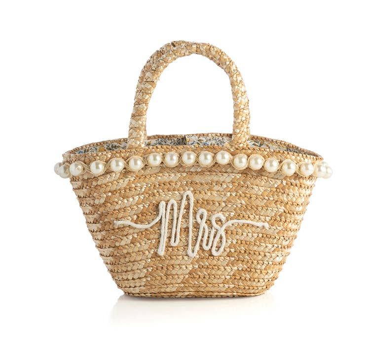 Mrs. Pearl Straw Tote