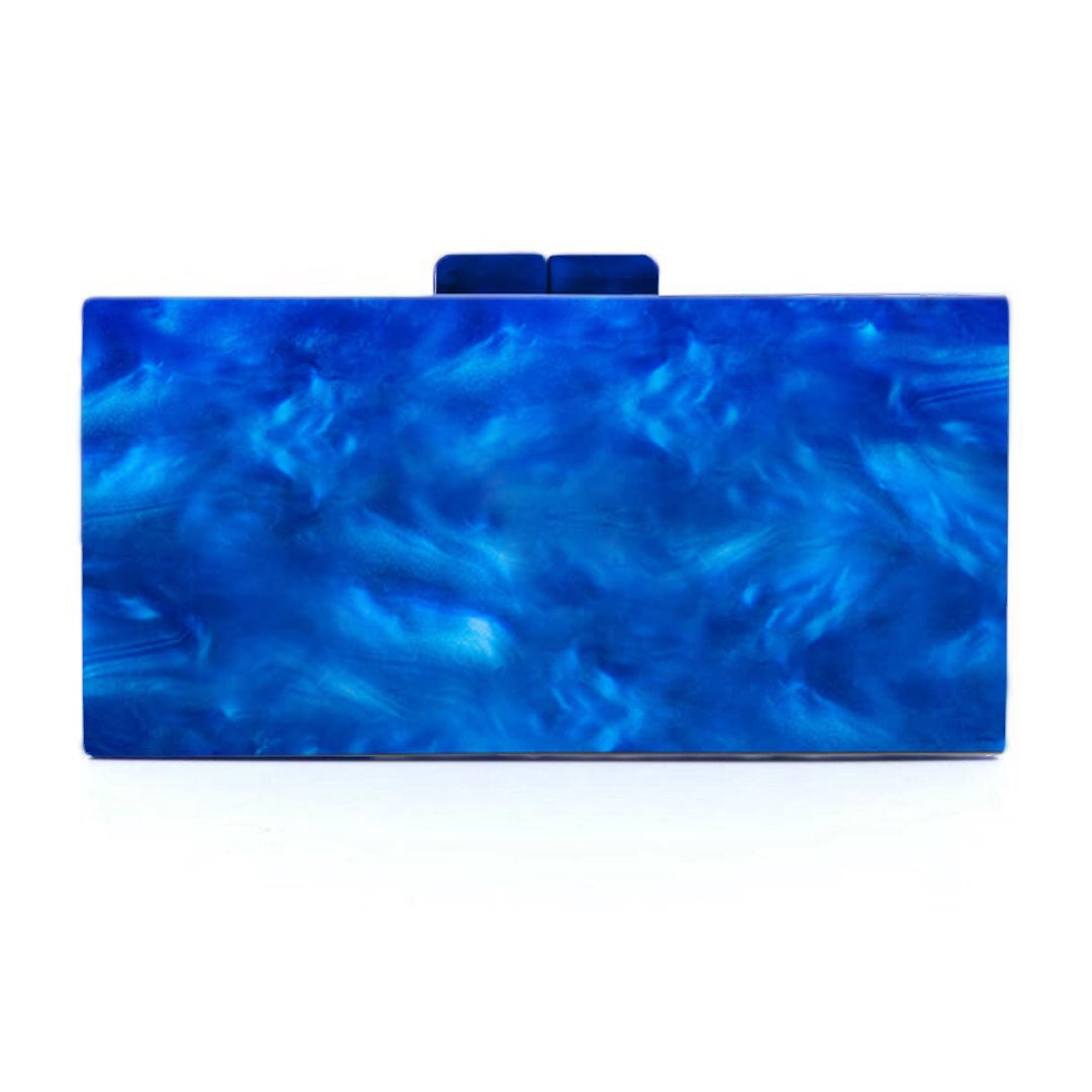 Custom Blue Clutch