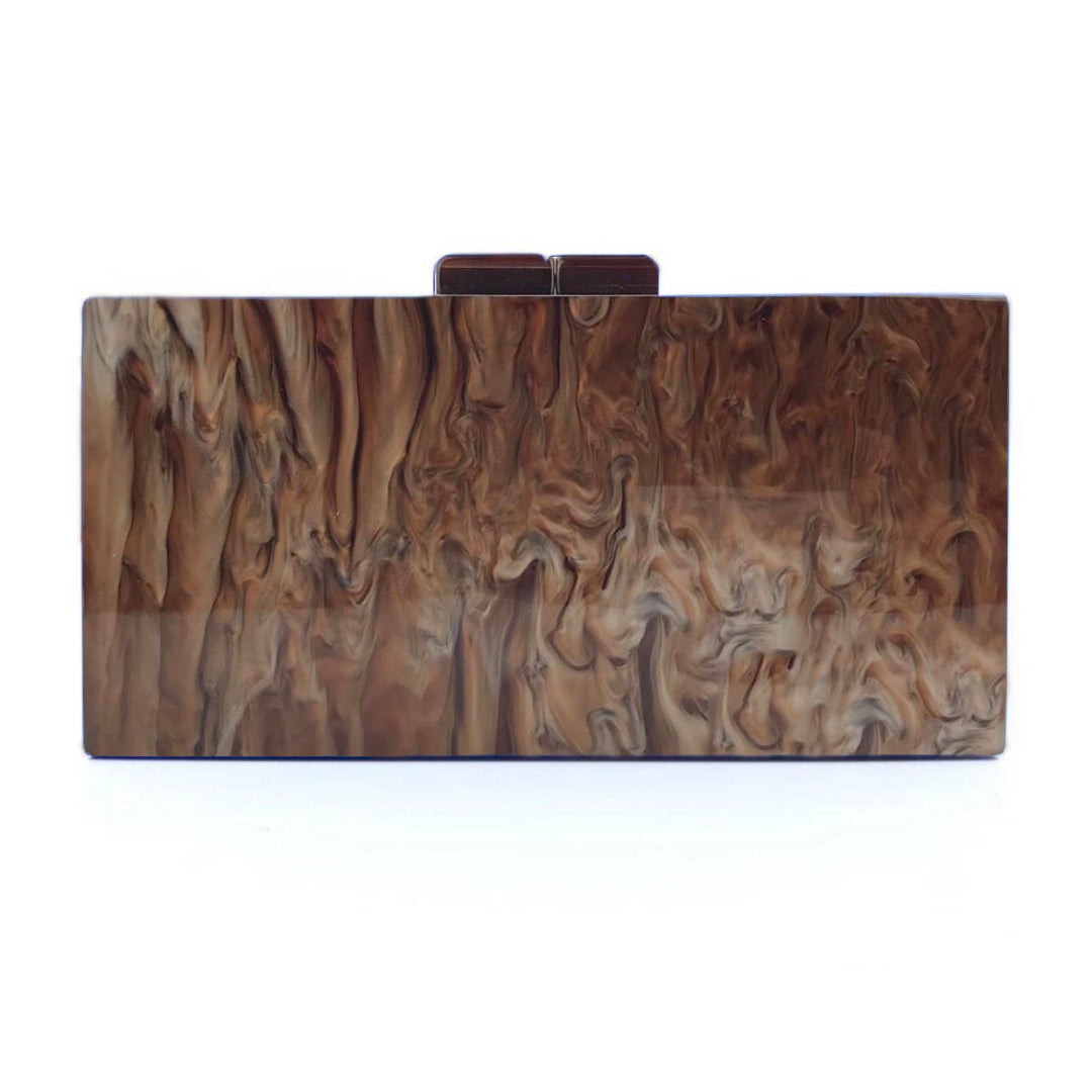 Custom Brown Clutch